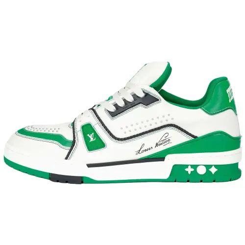 LOUIS VUITTON Trainer Low top Skateboard Shoes Unisex Green