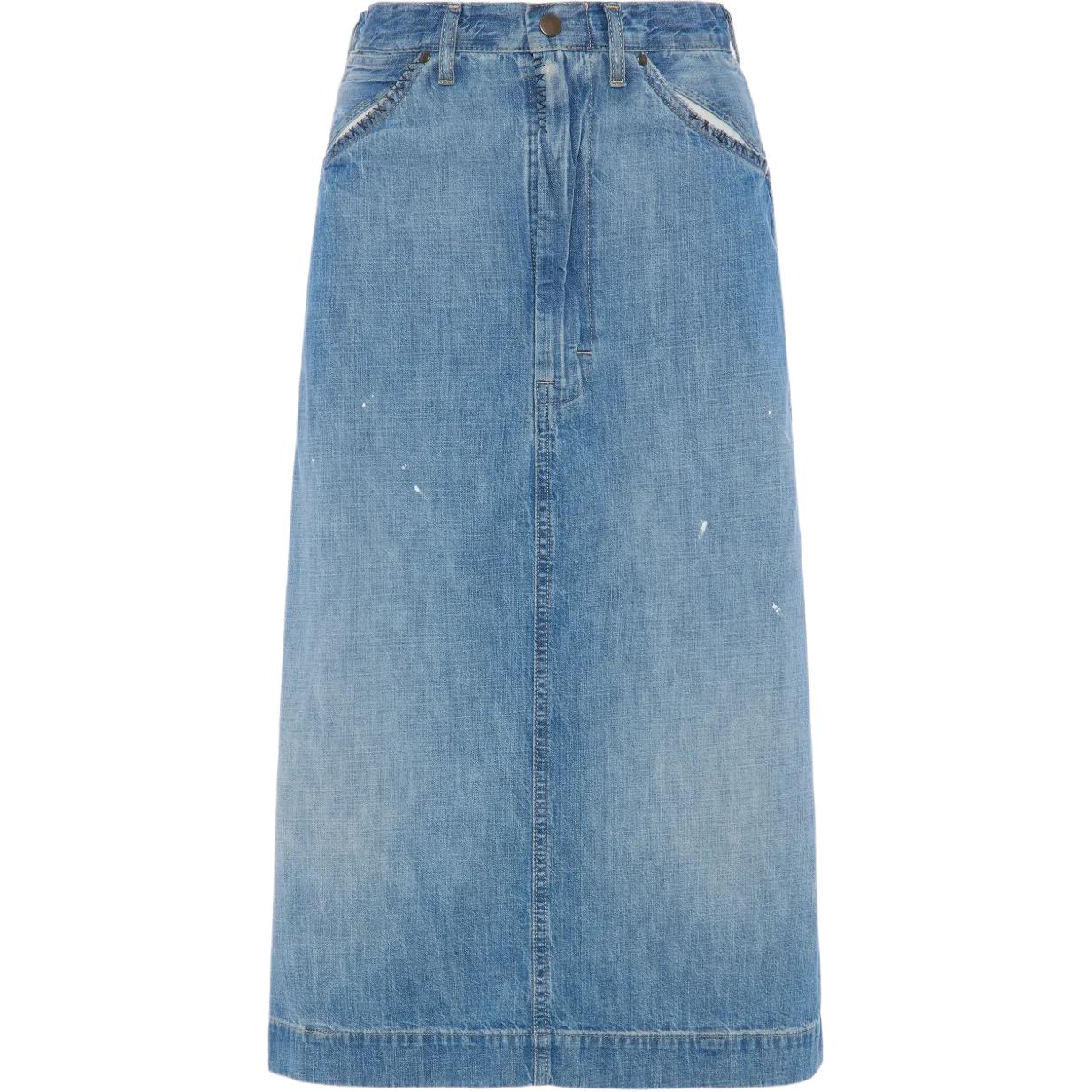 Женская юбка Maison Maison Margiela (синяя)