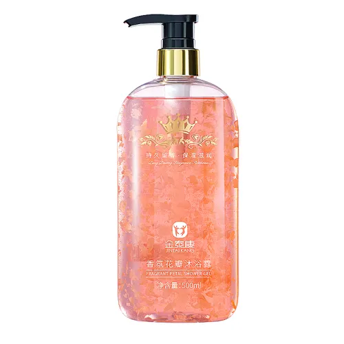 Perfumed perfume contains rose, moisturizing nutritious soothing fragrant capacious shower gel strongly flavoured, France, oil sheen control, long-term effect, 500g