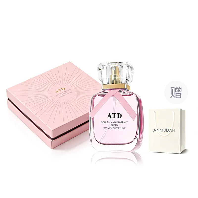 Gift box, elegant fresh wooden perfume contains rose, woody notes, 30 ml