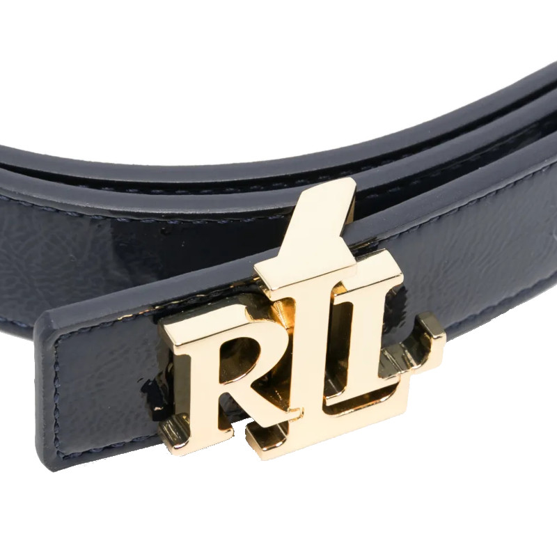Женский ремень Ralph Lauren 3cm (темно-синий) — фото 2
