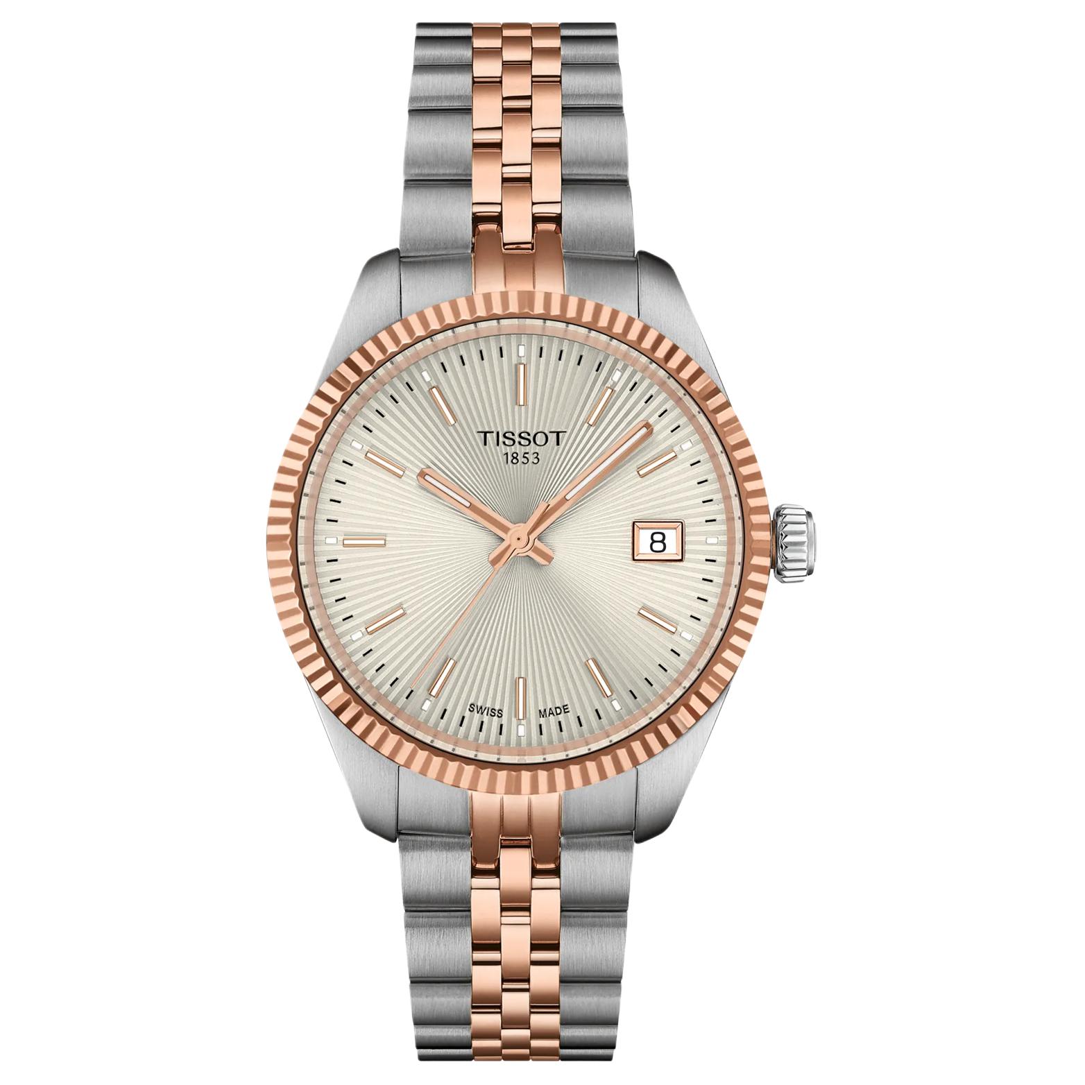 Женские часы TISSOT Модерн Леди (бежевые)