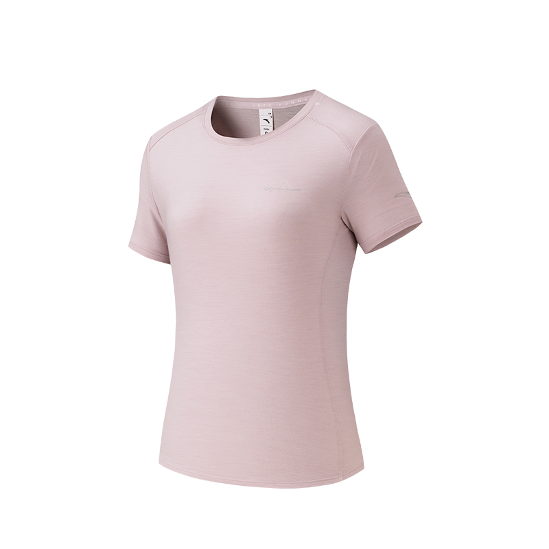 Женская футболка Anta Breathable (розовая)