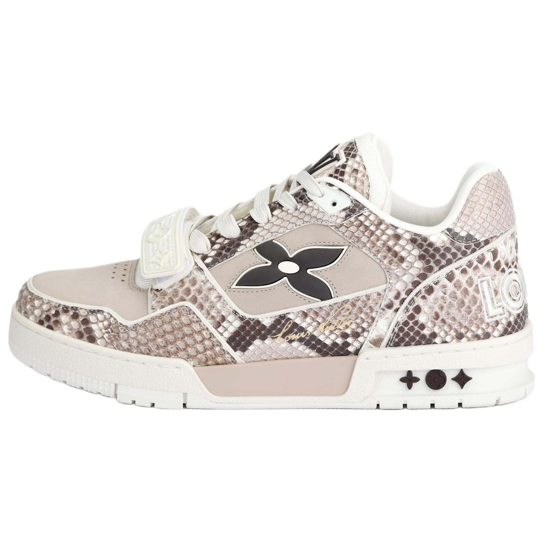 Мужские кеды Louis Vuitton Trainer (светло-коричневые)