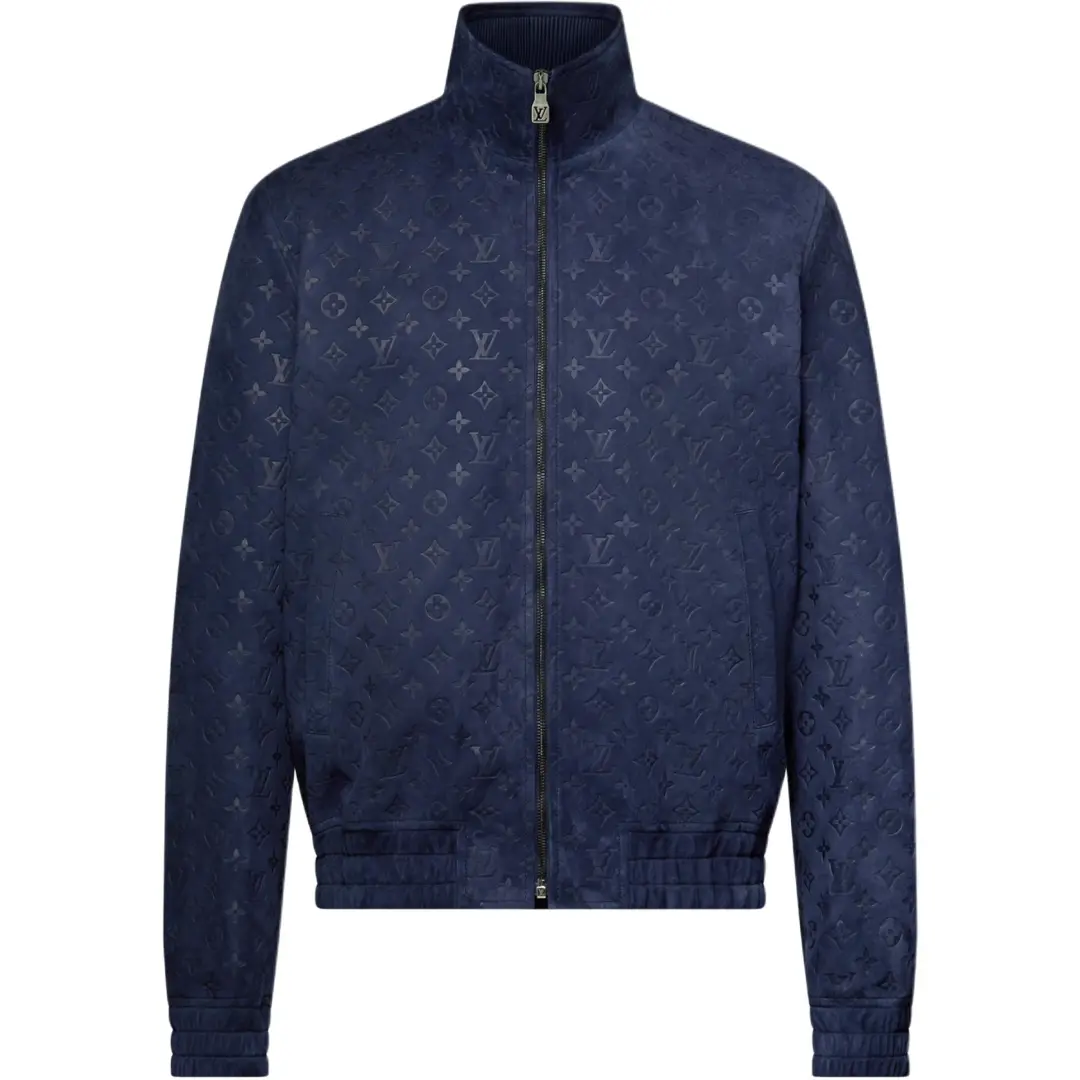 LOUIS VUITTON Monogram SS26 Leather Jacket Men's