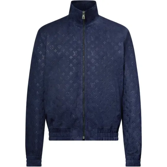 LOUIS VUITTON Monogram SS26 Leather Jacket Men's