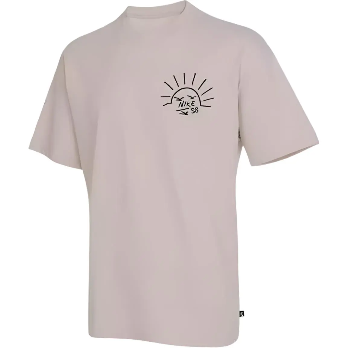 Nike T-Shirts Unisex White Crew Neck Moderate