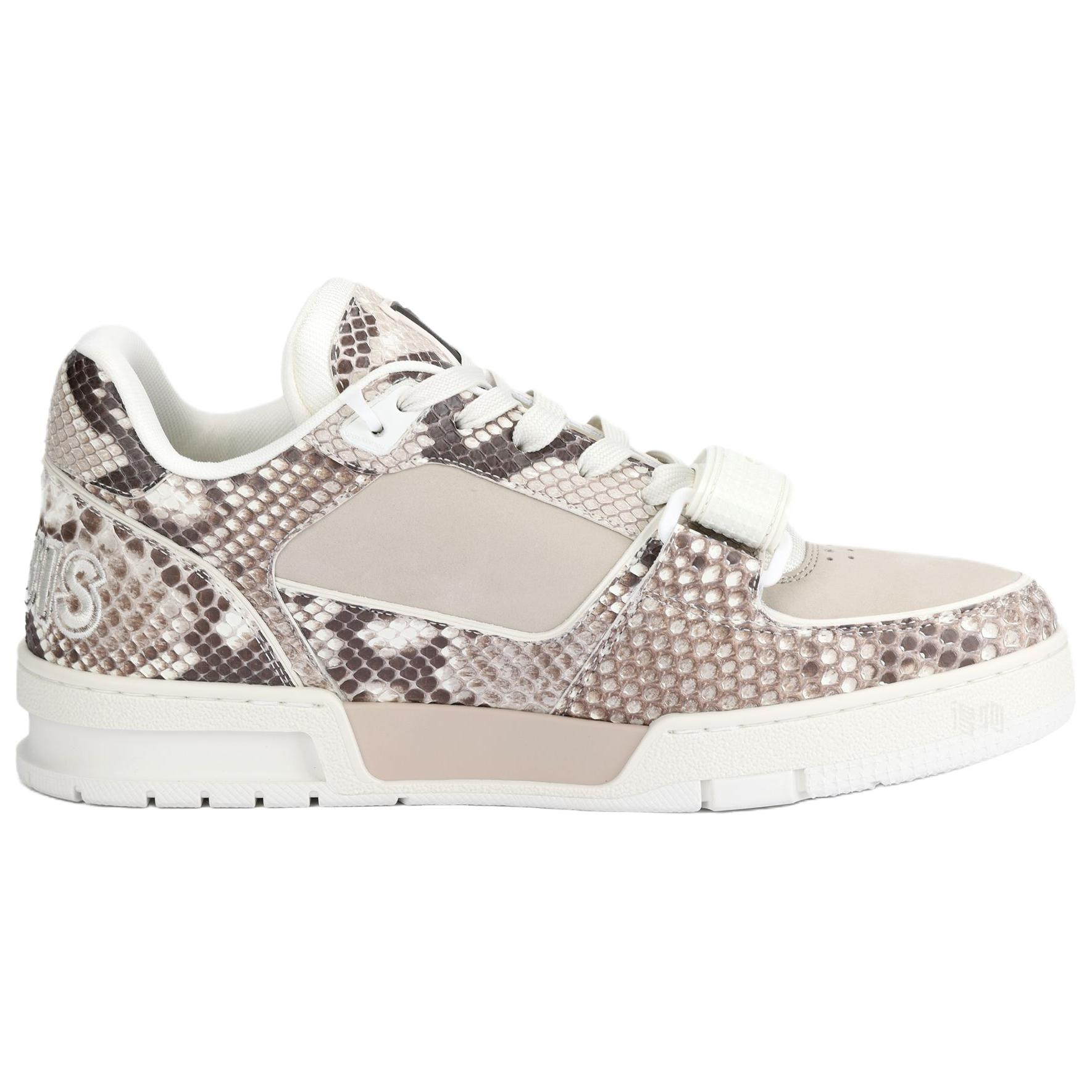 Мужские кеды Louis Vuitton Trainer (светло-коричневые) — фото 2