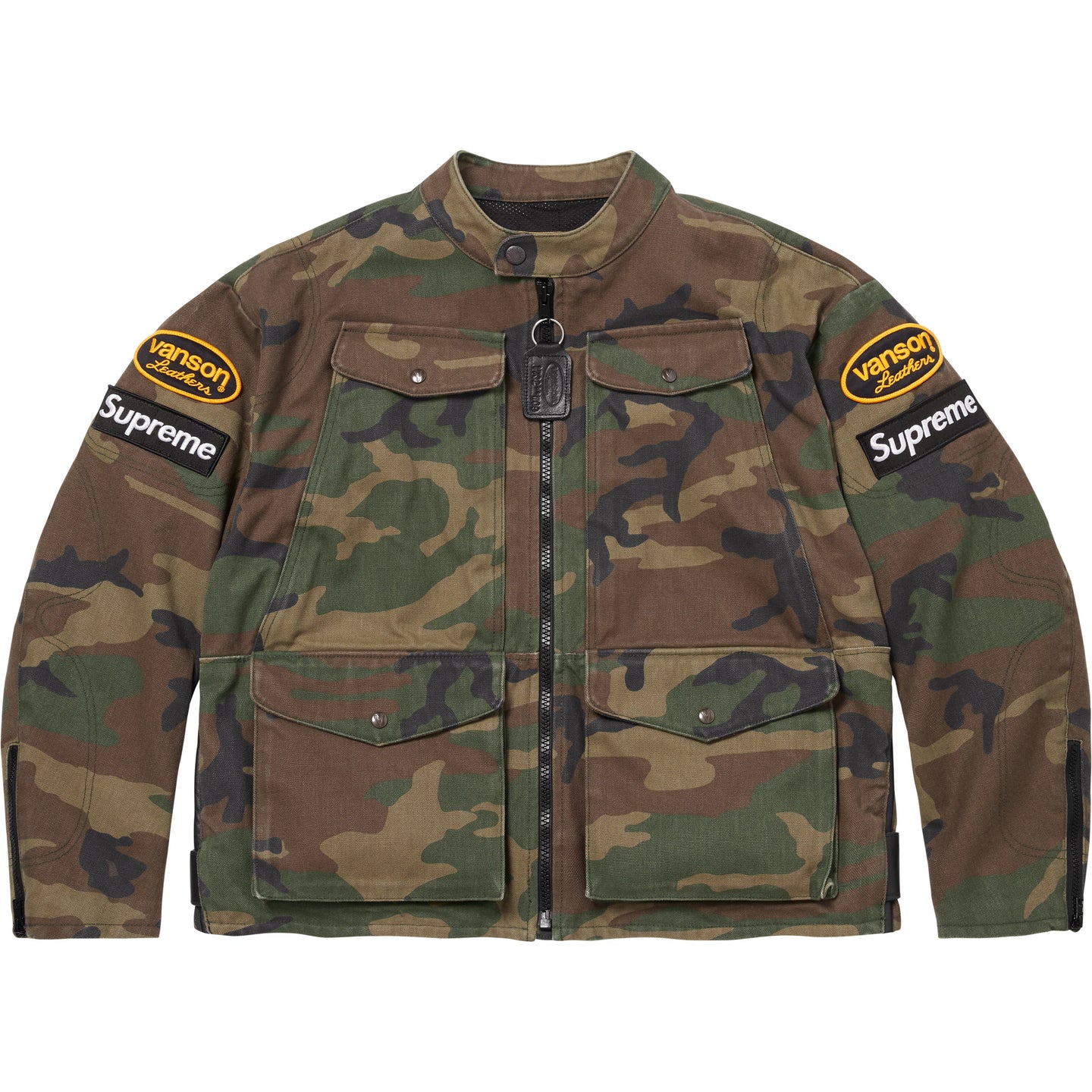 Куртка Supreme x Vanson Leathers x Cordura (черная)