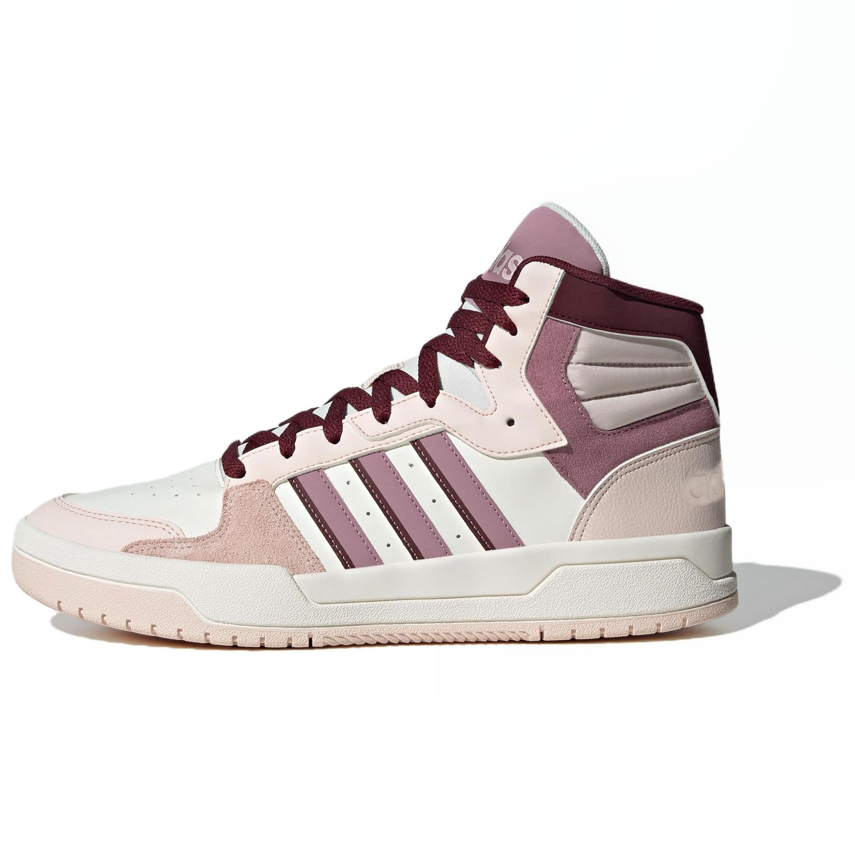 Женские кеды adidas adidas neo Entrap Mid (бело-розовые)