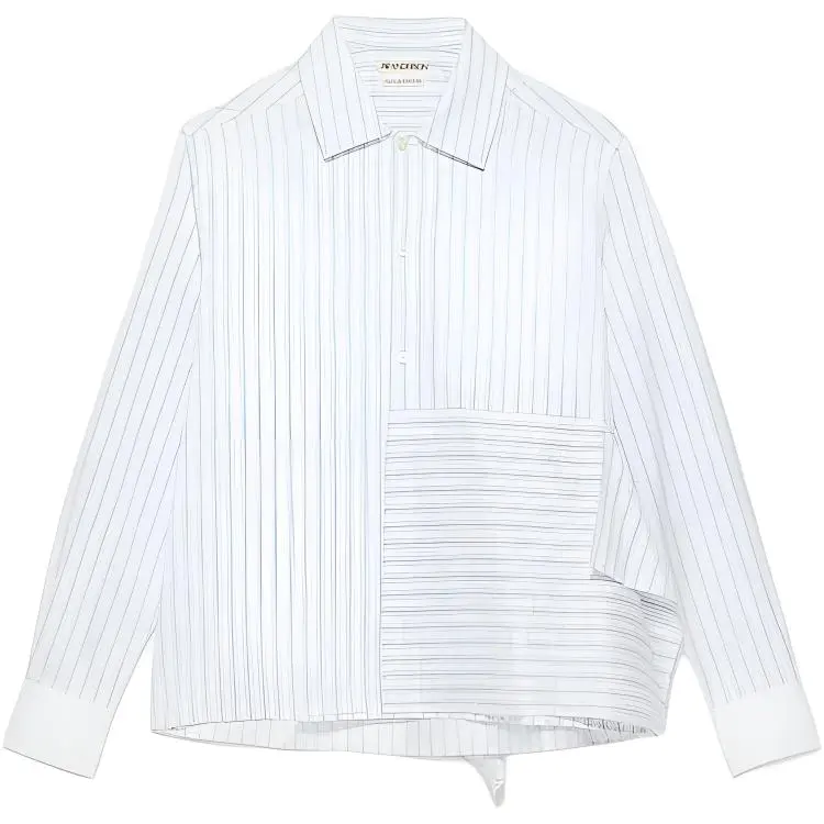 Jw Anderson striped panel shirt