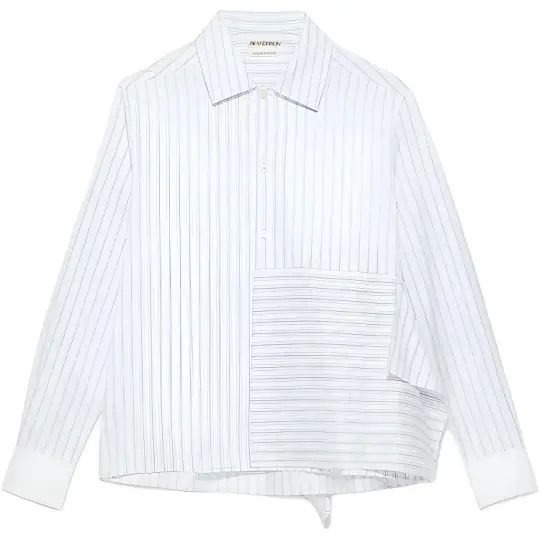 Jw Anderson striped panel shirt