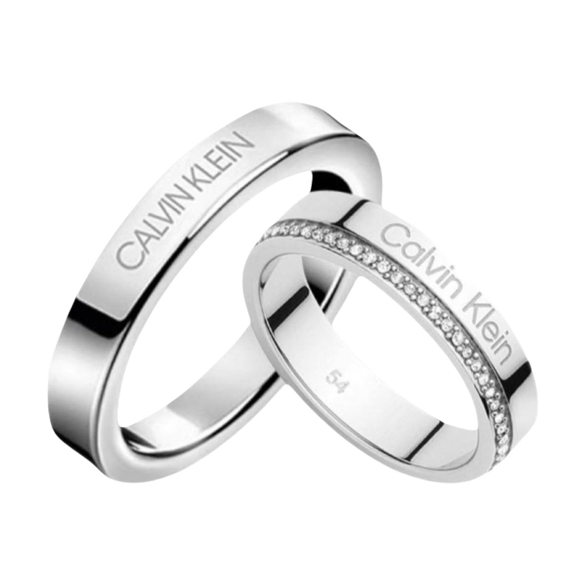 Кольцо CALVIN KLEIN Звездное небо (серебристое)