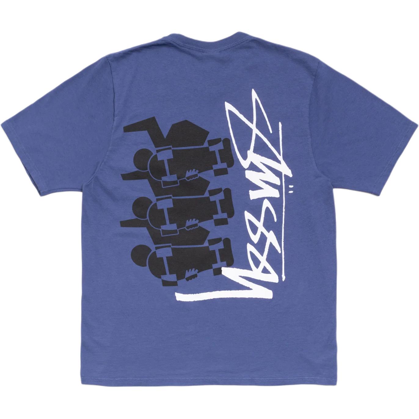 Футболка Stussy SS26 SKATE STACK TEE (черная)