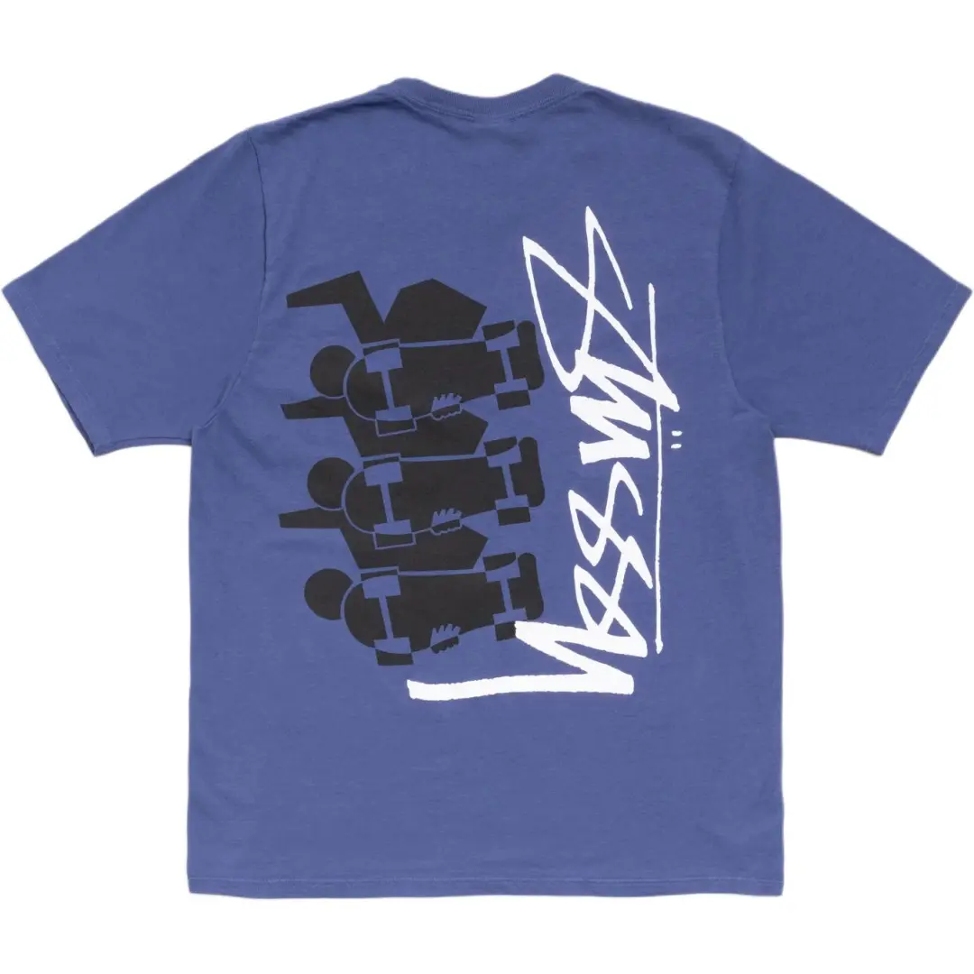 Stussy SS26 SKATE STACK TEE PIGMENT DYED T Shirt Unisex