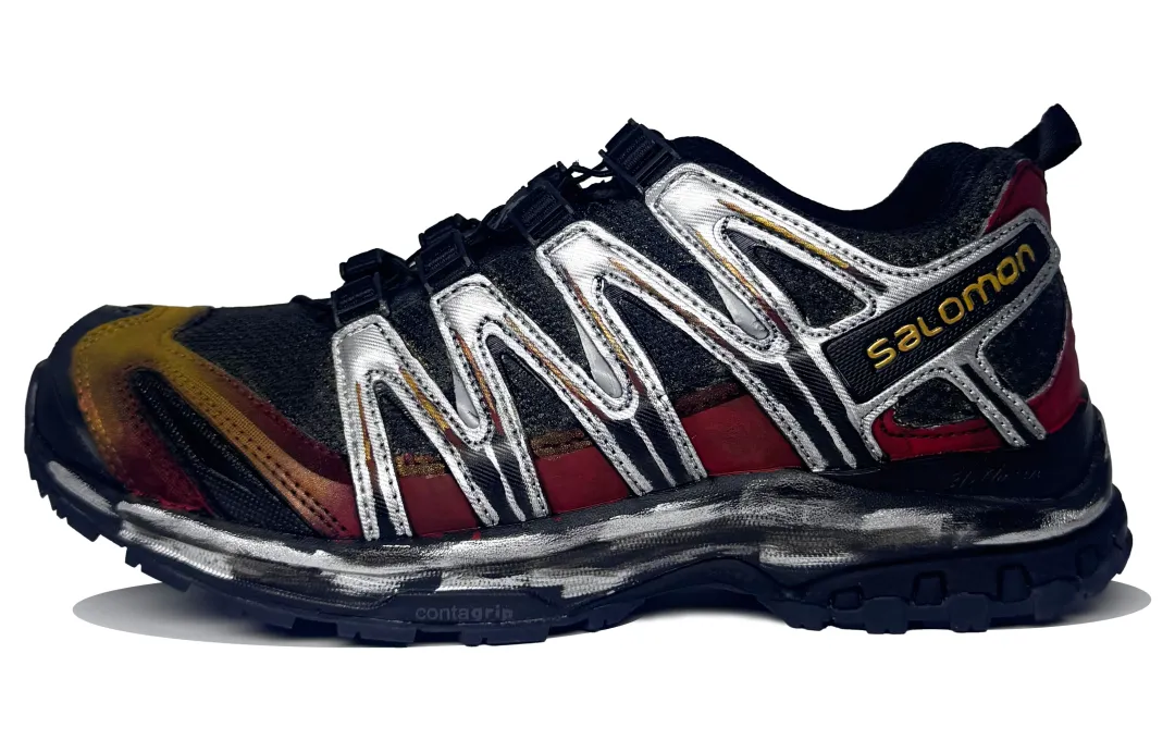 SALOMON XA PRO 3D Fabric Low top Trail Running Training Running Shoes Unisex Black Silver