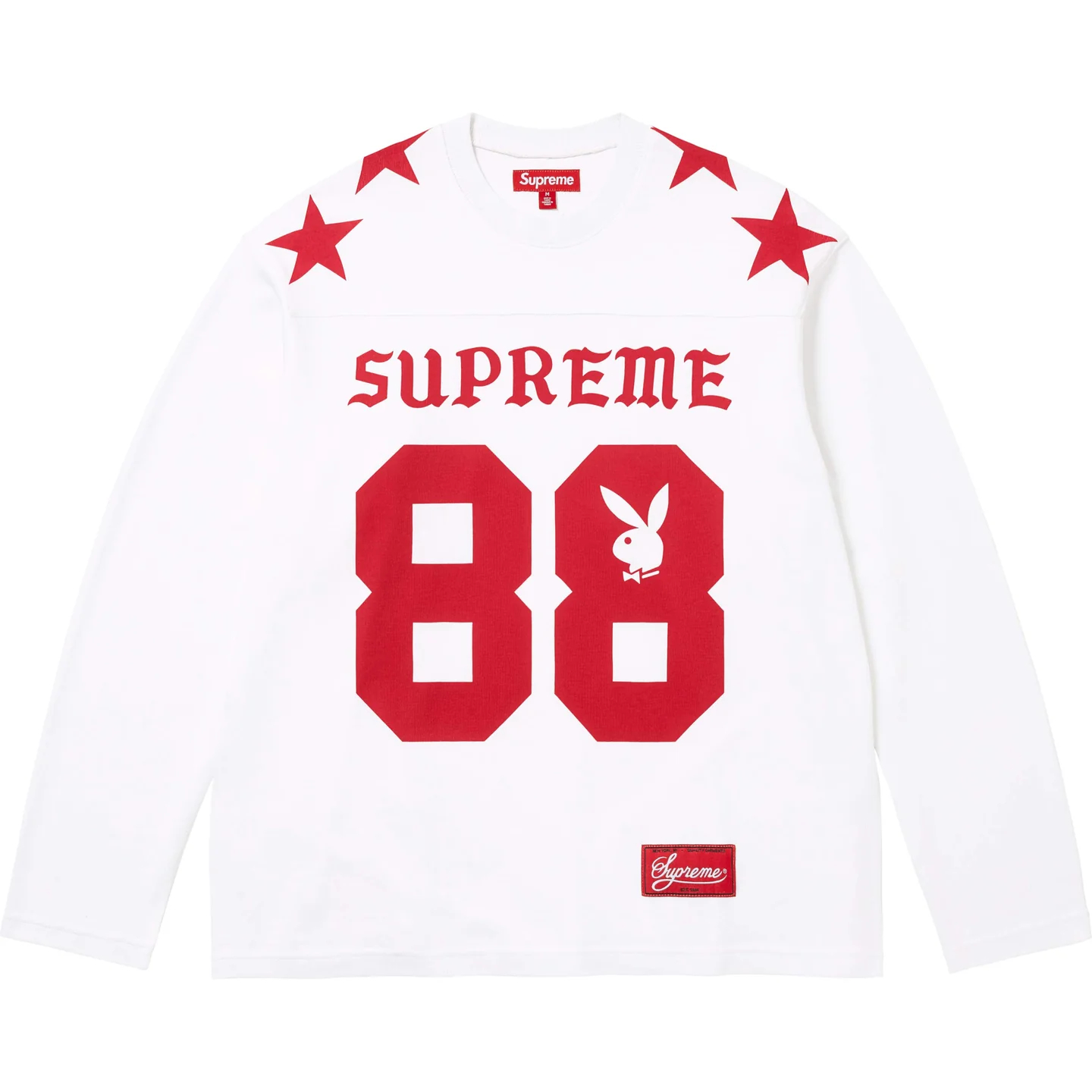 Лонгслив Supreme × Playboy Football Top (черный)