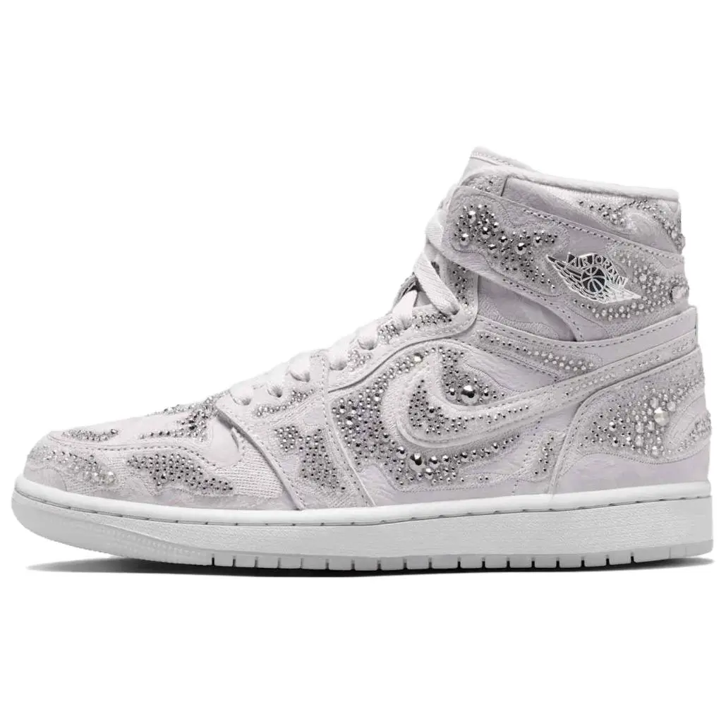 JORDAN 1 Retro High Og Swarovski Vast Grey Women's