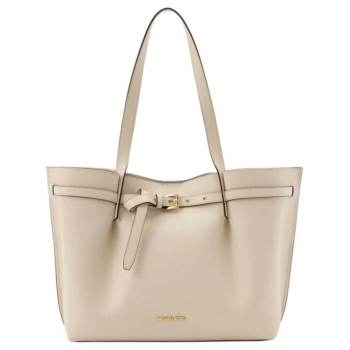 Женская сумка MICHAEL KORS Emilia EW Tote (кремовая)