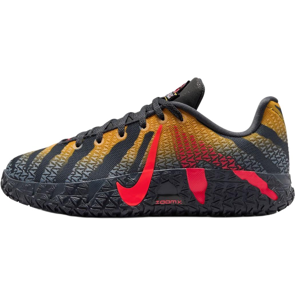 Nike × Jurassic Park Ja 3 Morant III \"Raptor\" Comfort fit GS rebound low-top basketball shoes charcoal gray same style for men and women