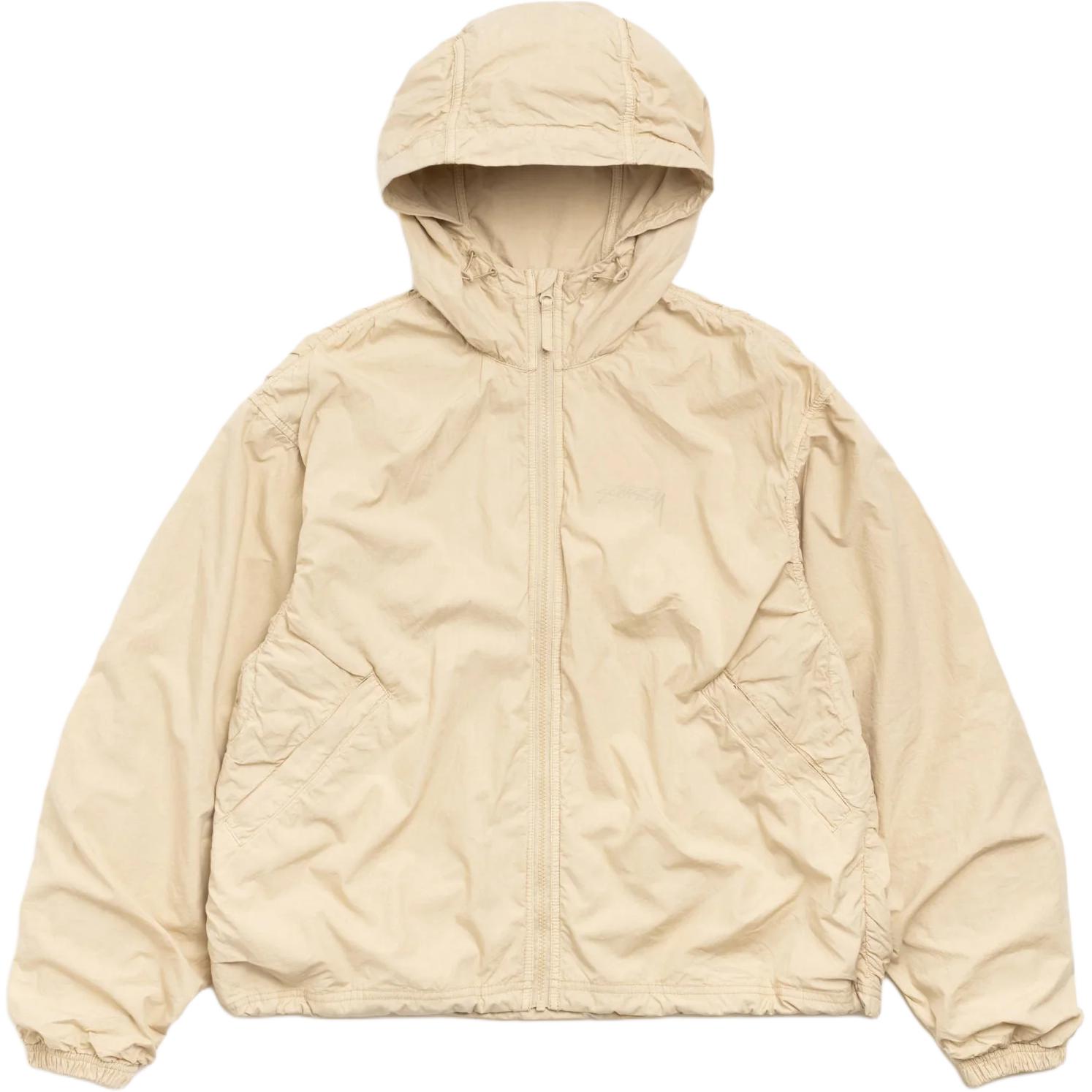 Куртка Stussy SS26 Double Cotton Hooded Jacket (серая)