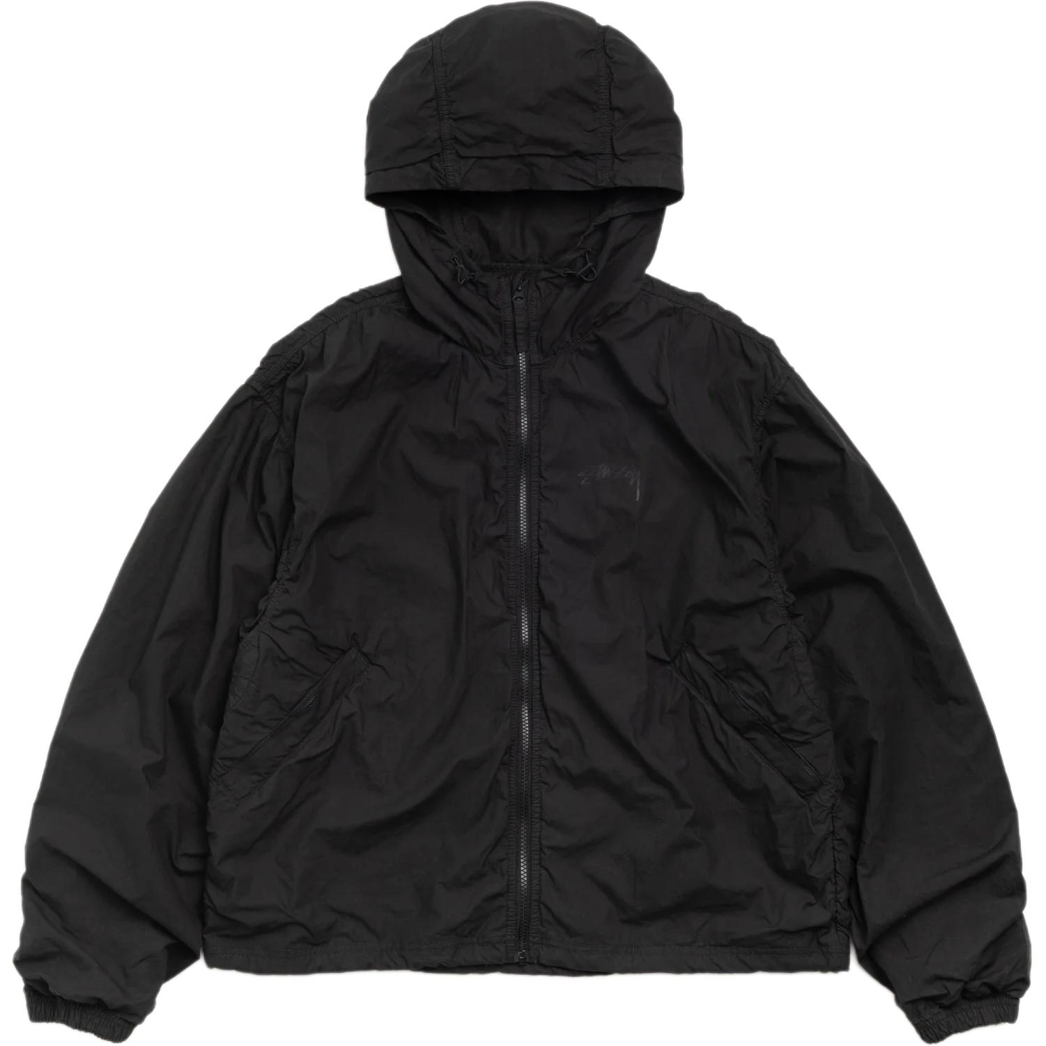 Куртка Stussy SS26 Double Cotton Hooded Jacket (серая) — фото 5