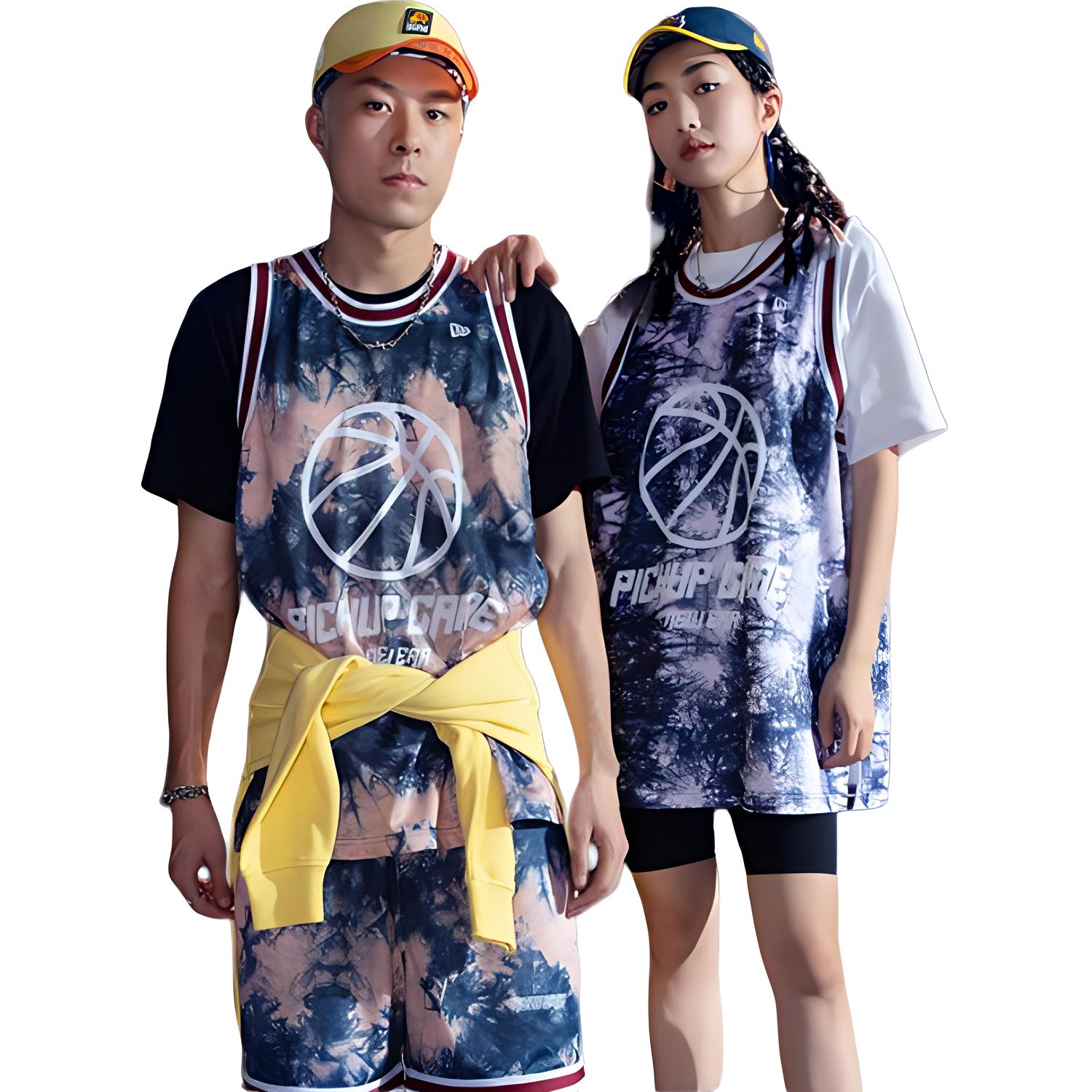 New Era Basketball Shorts Unisex Purple