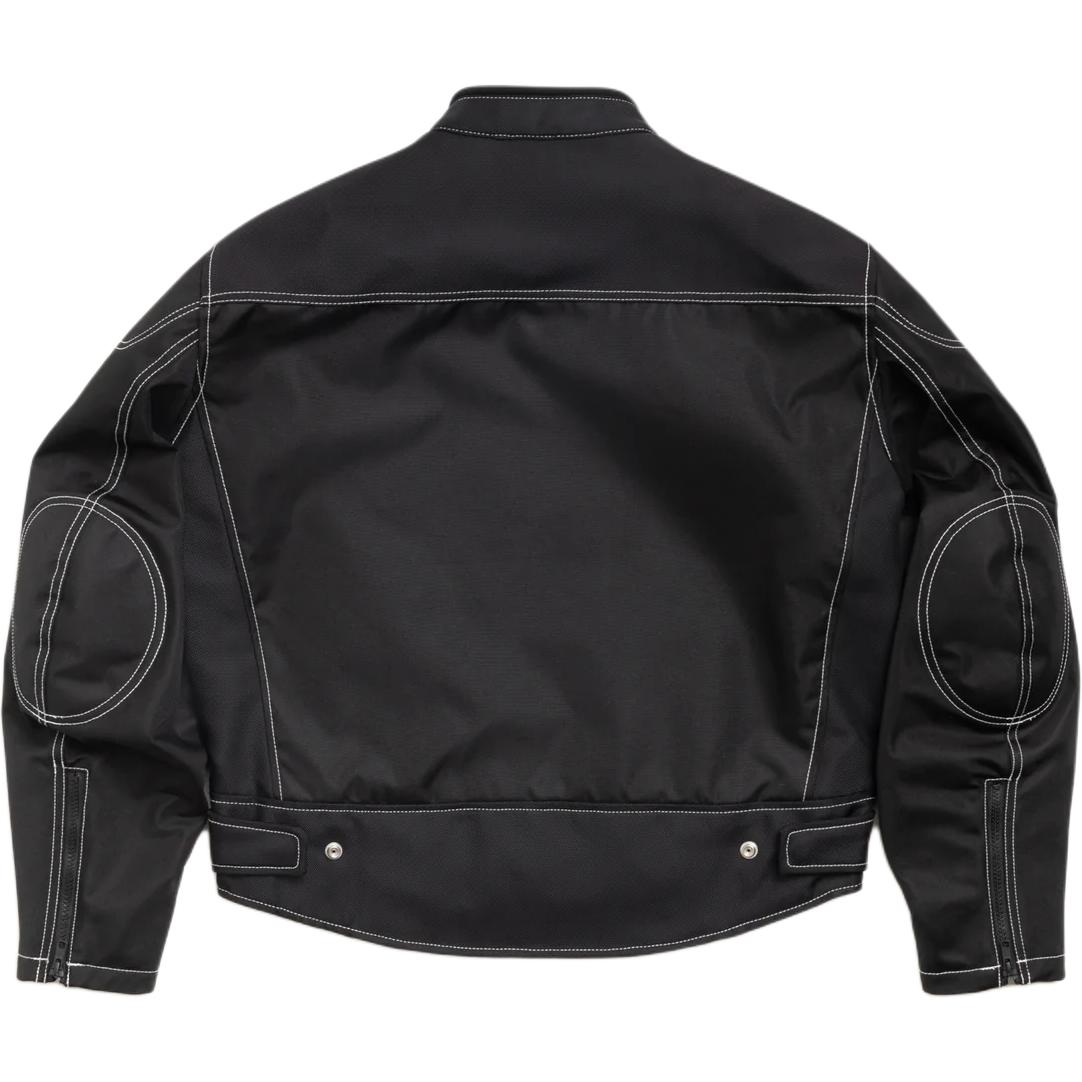 Куртка Stussy SS26 Moto Jacket (черная) — фото 8