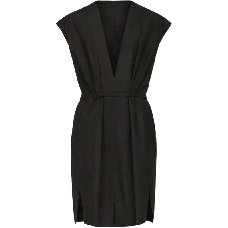Женский комбинезон RICK OWENS V-Neck Jumpsuit (черный)