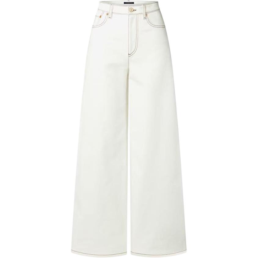 Женские джинсы Louis Vuitton LOUIS VUITTON SS26 Nautical (синие)