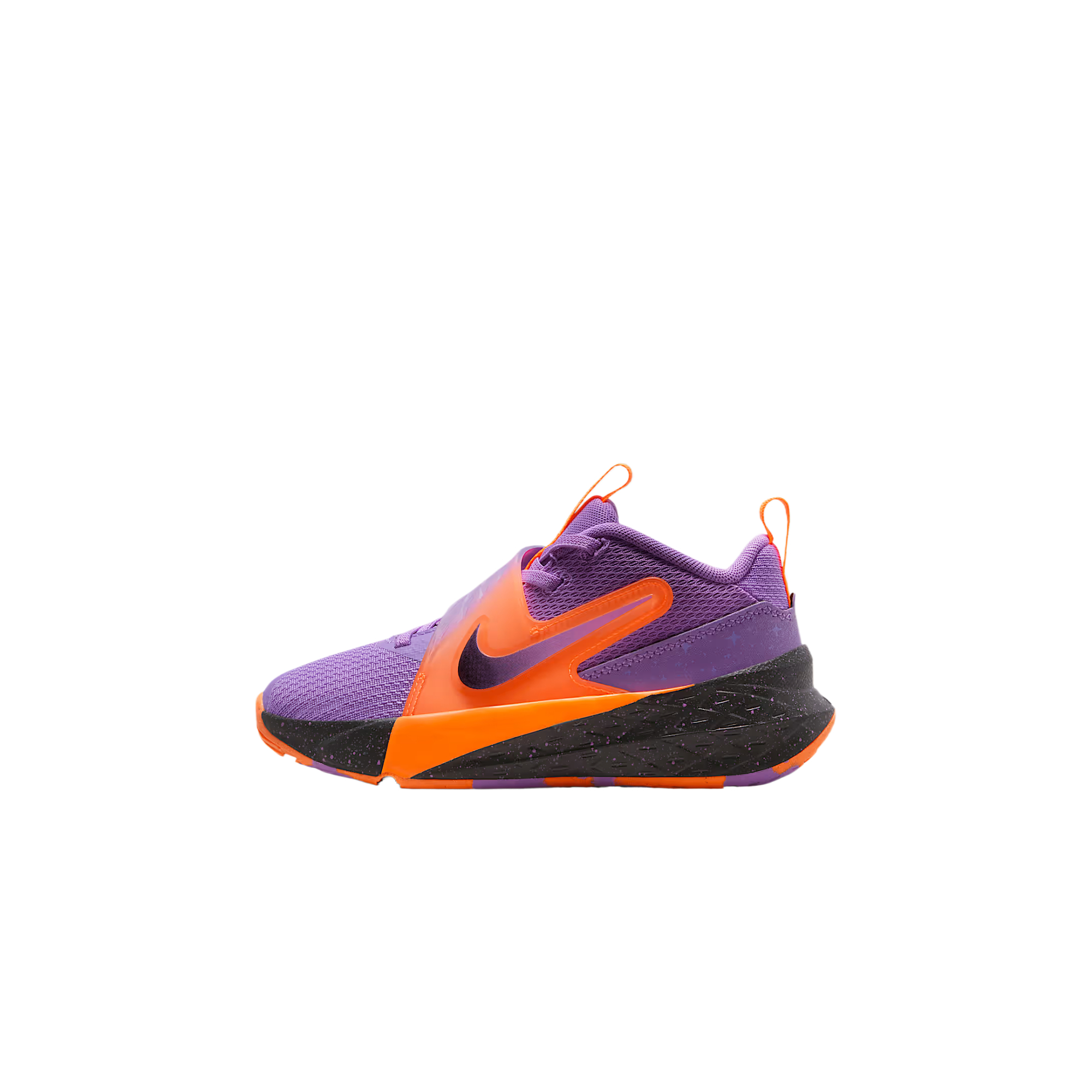 Детские кроссовки Nike Team Hustle D 12 (черно-белые)