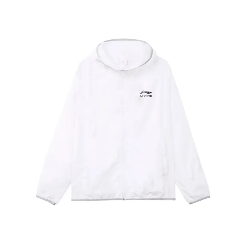 Li Ning Breathable Sun Protection Clothing Men's White