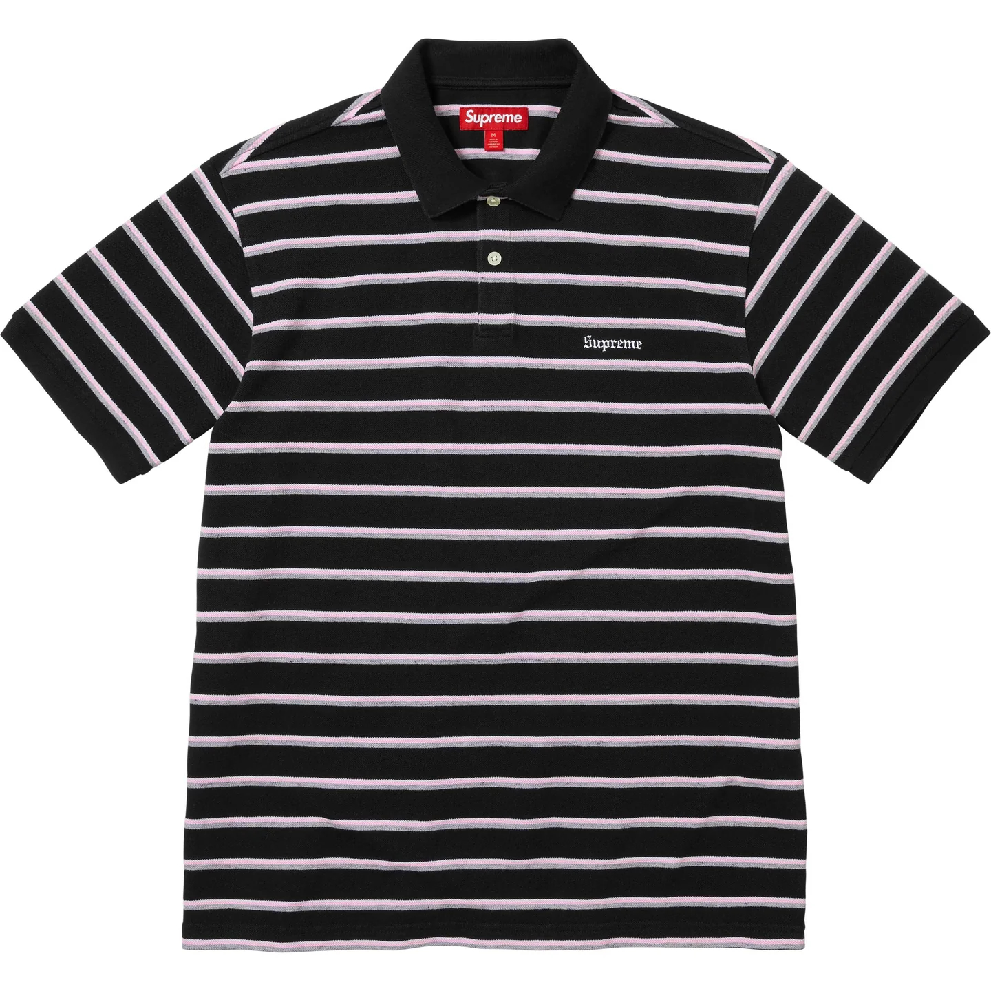 Поло Supreme SS26 WEEK3 Washed Stripe Polo (мультиколор)