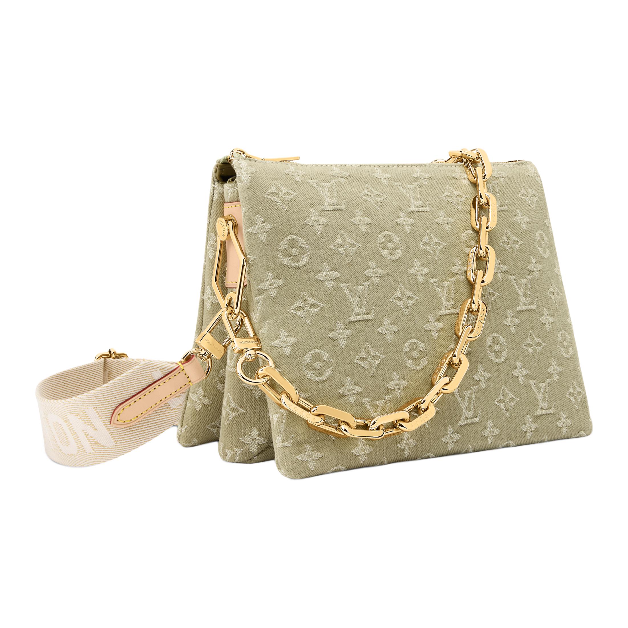 Женская сумка Louis Vuitton LOUIS VUITTON Coussin Monogram (зеленая) — фото 2