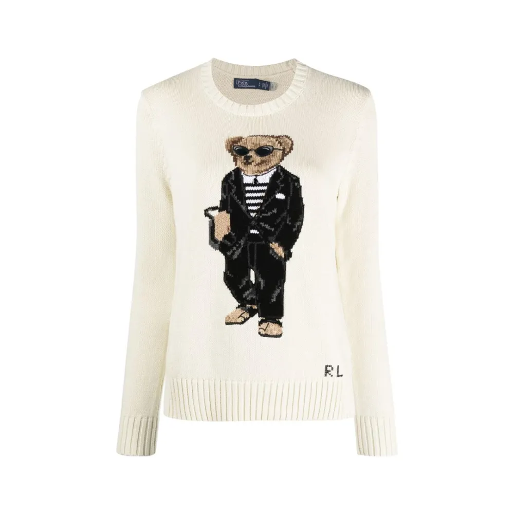 Polo Ralph Lauren Polo Bear Sweater Women's Ivory