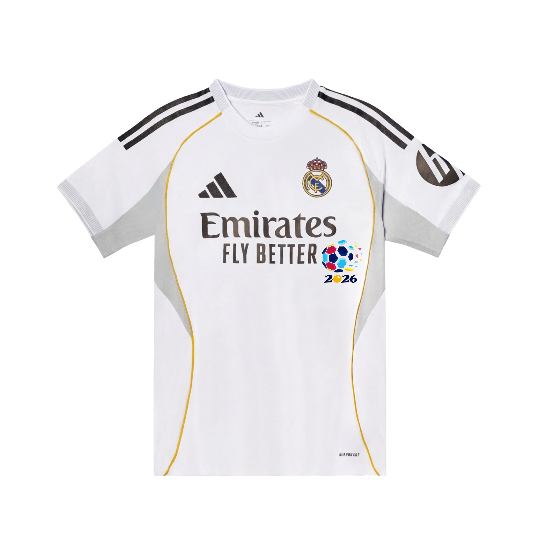 Adidas, quick dry soft sports football royal football uniform for men and women, custom-made, with short sleeve