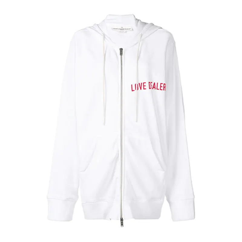 Golden Goose Sweatshirt Coat Women's White