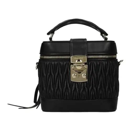 MIU MIU Leather Clutch Women's Black