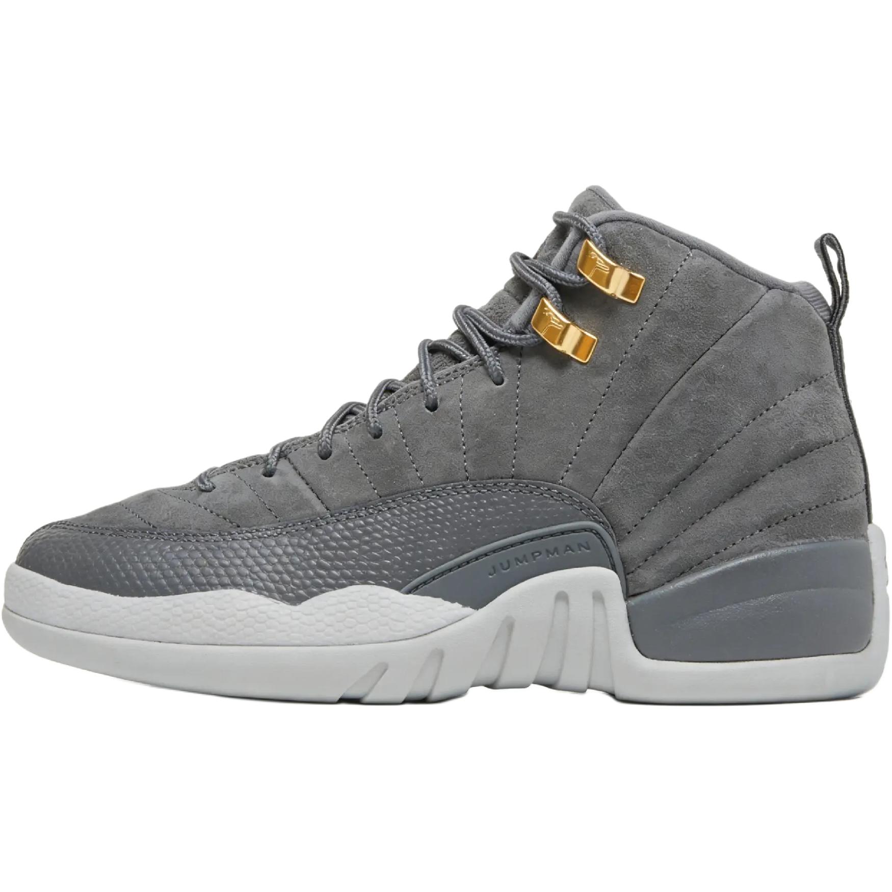Кроссовки Jordan JordanAir Jordan 12 Retro Dark Grey GS (серые)