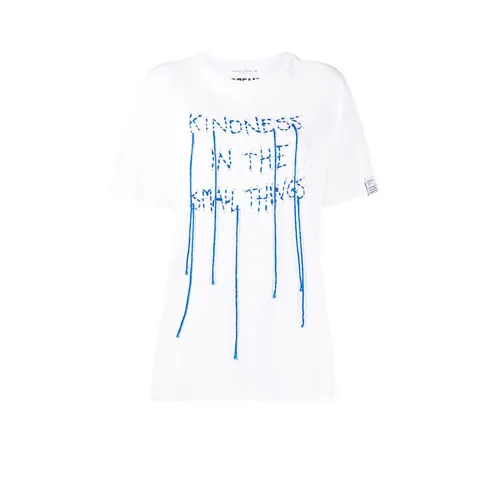 Golden Goose Stitched Slogan Print T-shirt