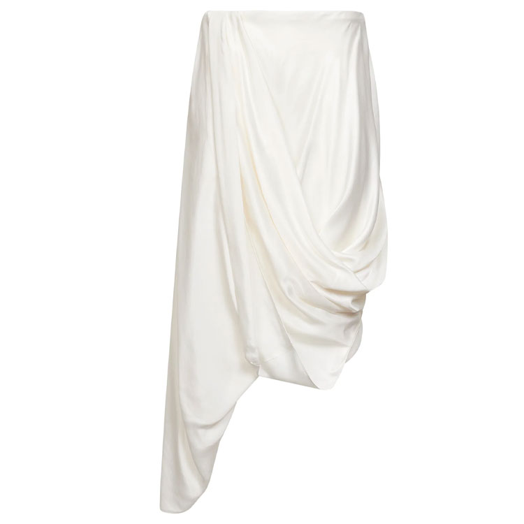 Женская юбка Maison Margiela (серо-зеленая)