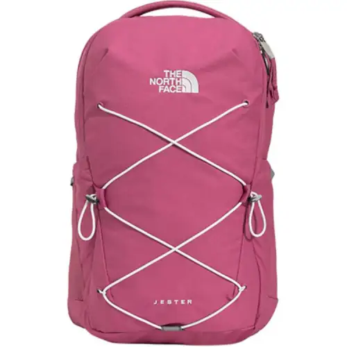 THE NORTH FACE Jester 22L Backpack Double Shoulder Outdoor Bag Polyester Rose Red Women's
