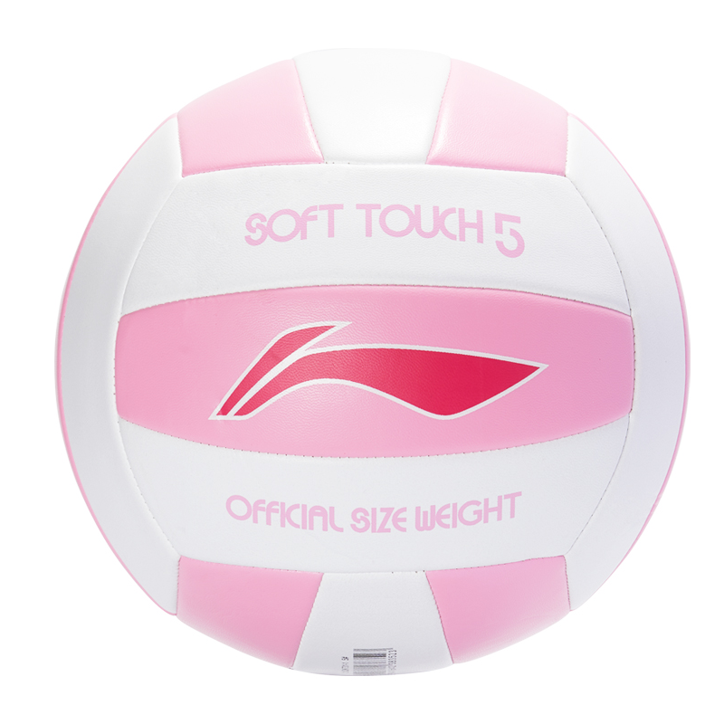 Li Ning PVC Size 5 Volleyball Unisex Pink White