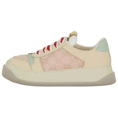 Gucci Wmns Screener 'GG Monogram - Beige Pink' Women's
