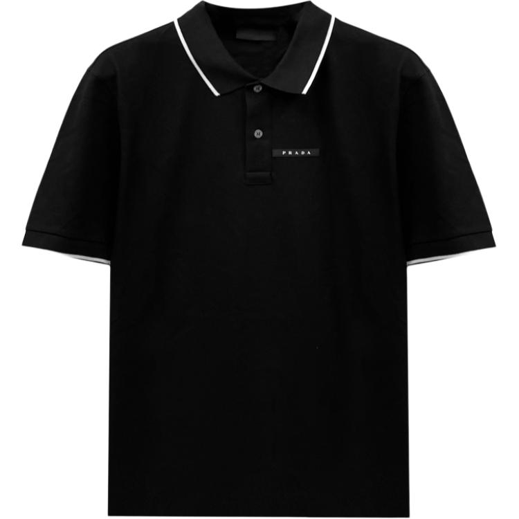 Мужская футболка Prada SJN256 (синяя)