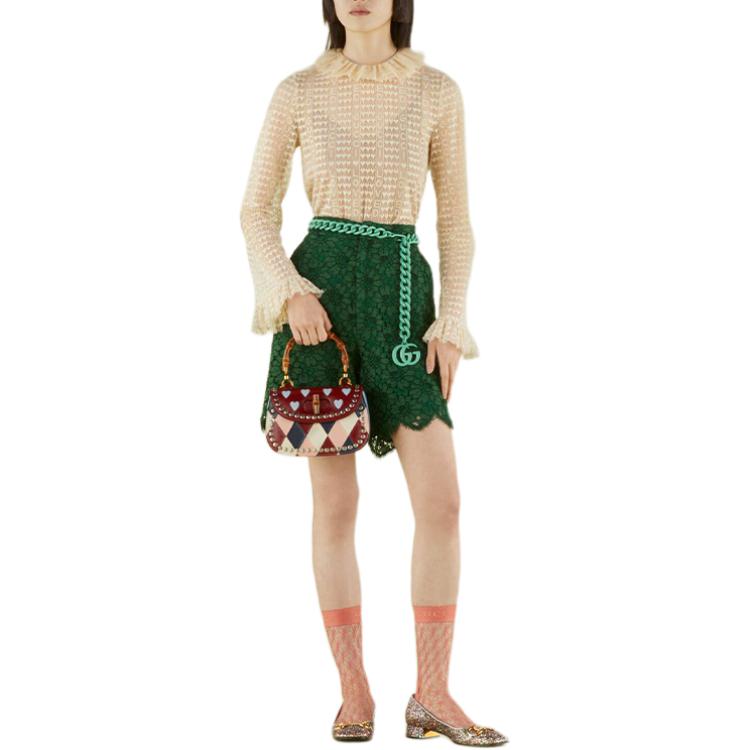 Женская рубашка Gucci Lovelight (бежевая) — фото 4