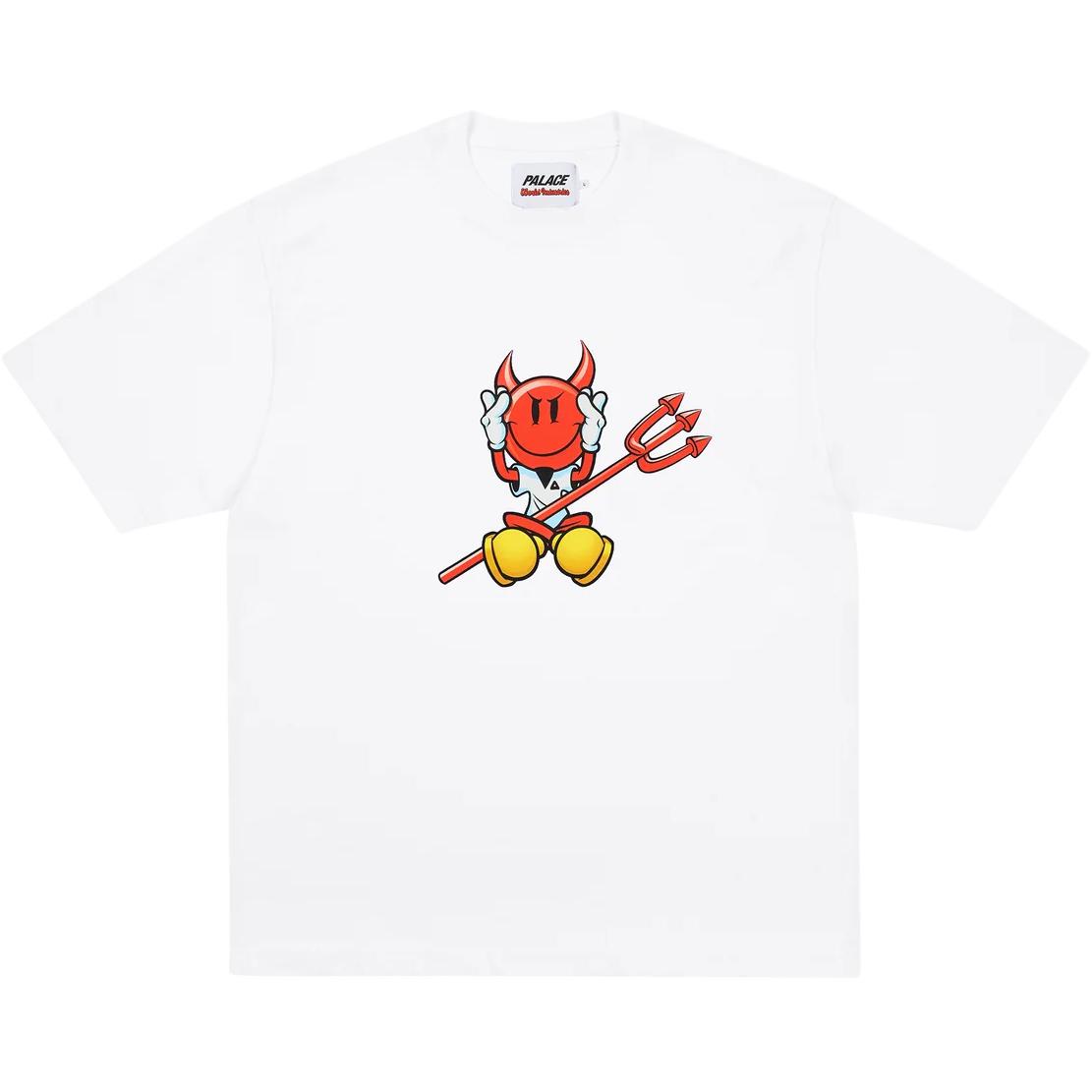 Футболка Palace x World Industries SS26 DROP6 (белая)