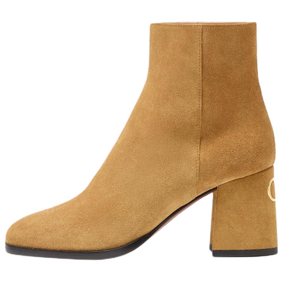 Женские ботильоны Valentino Garavani Fawcette (коричневые)