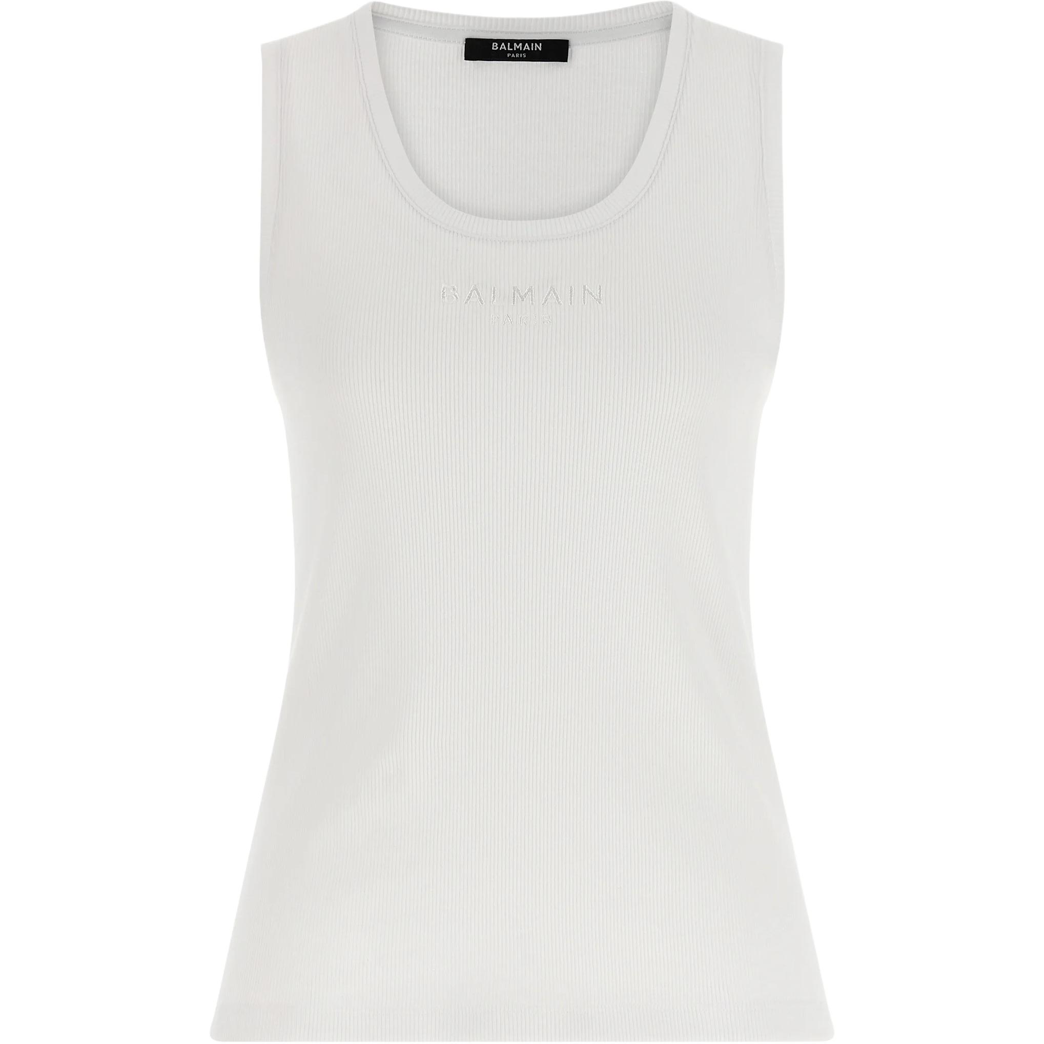 Женская майка BALMAIN (черная)