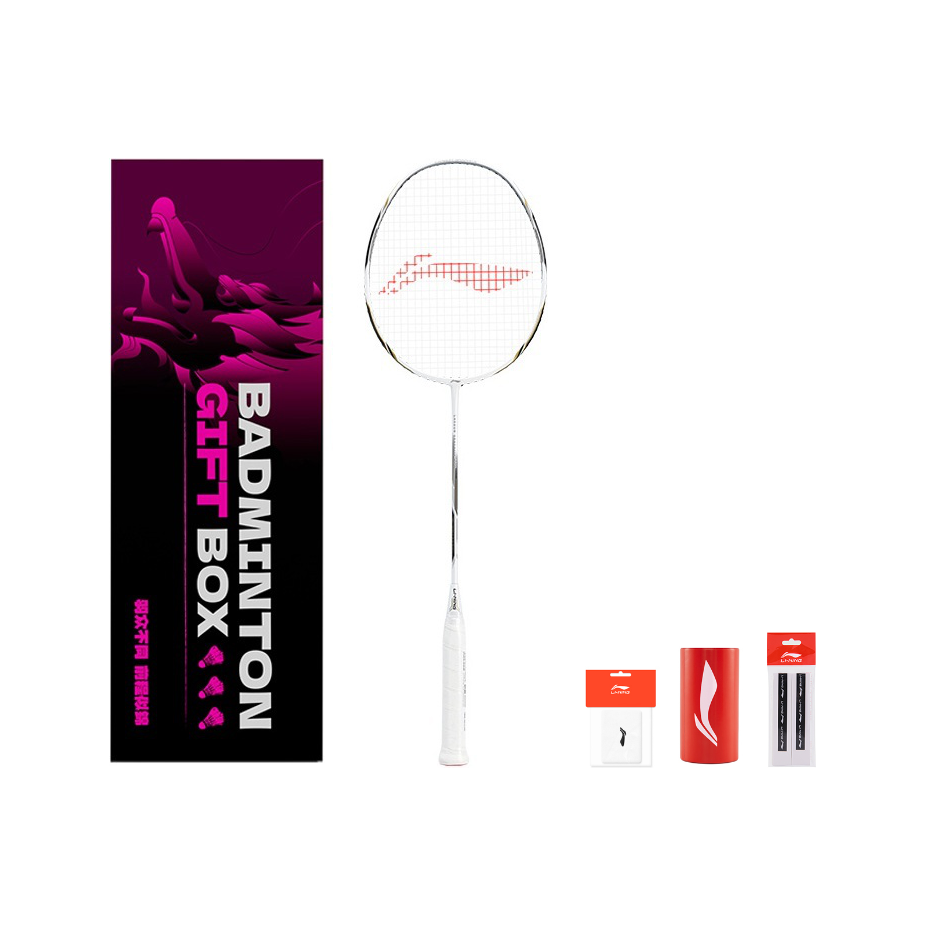 Li Ning Full Carbon Outrage Collection, Hydrogen Attack 2.0 Badminton Rackets Offensive Type Heavy Head, Stiff Shaft
